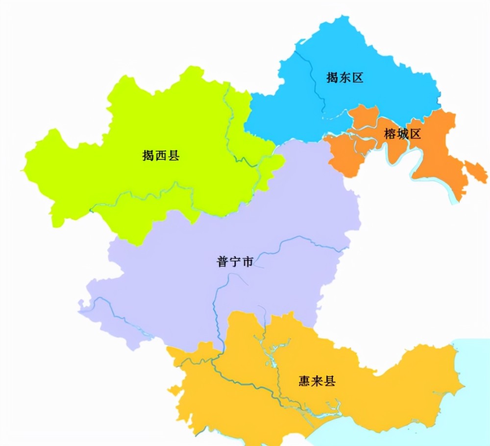 广东省的区划调整,21个地级市之一,揭阳市如何有5个区县?