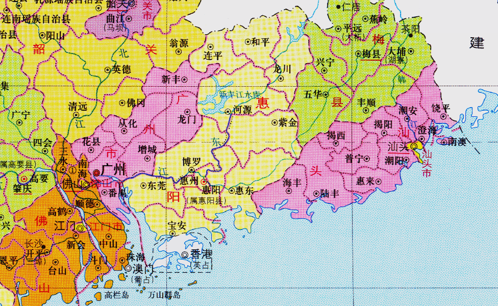 广东省的区划调整,21个地级市之一,揭阳市如何有5个区县?