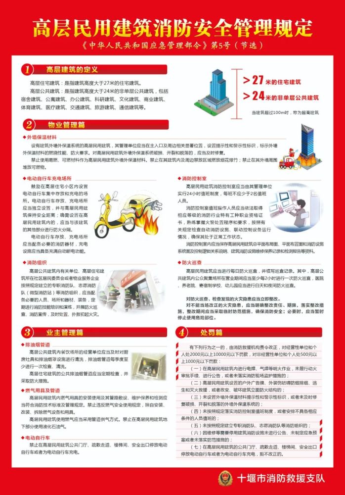 十堰消防多措并举 积极推进《高层民用建筑消防安全管理规定》宣贯