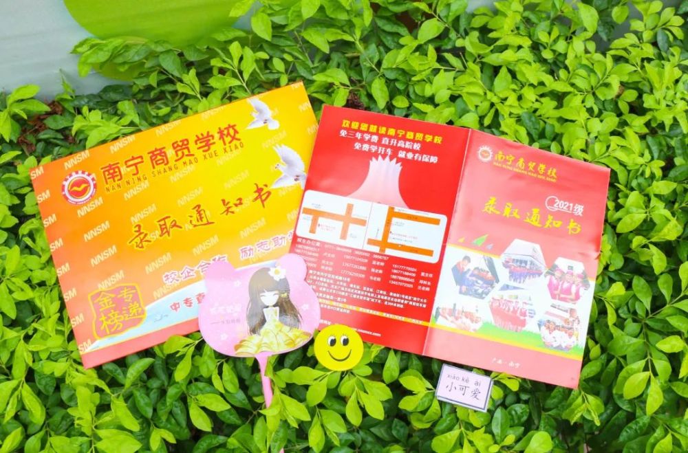 哈喽 21级的萌新们 南宁商贸学校的录取通知书吗 收到通知书就是商贸