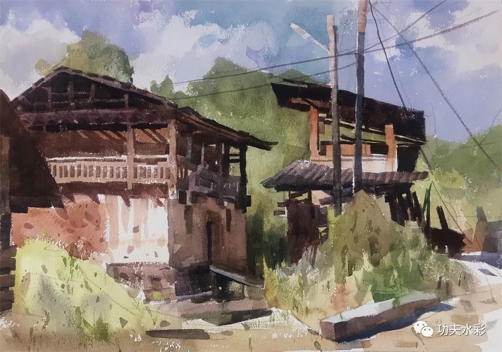 石增琇·天南地北集-水彩风景画