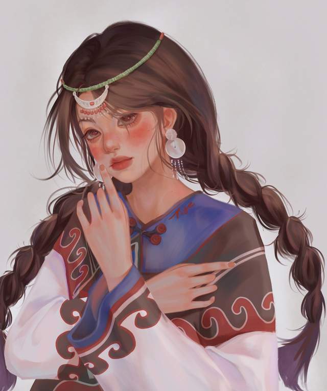 一组惊艳的国潮头像,男头女头,情侣头像