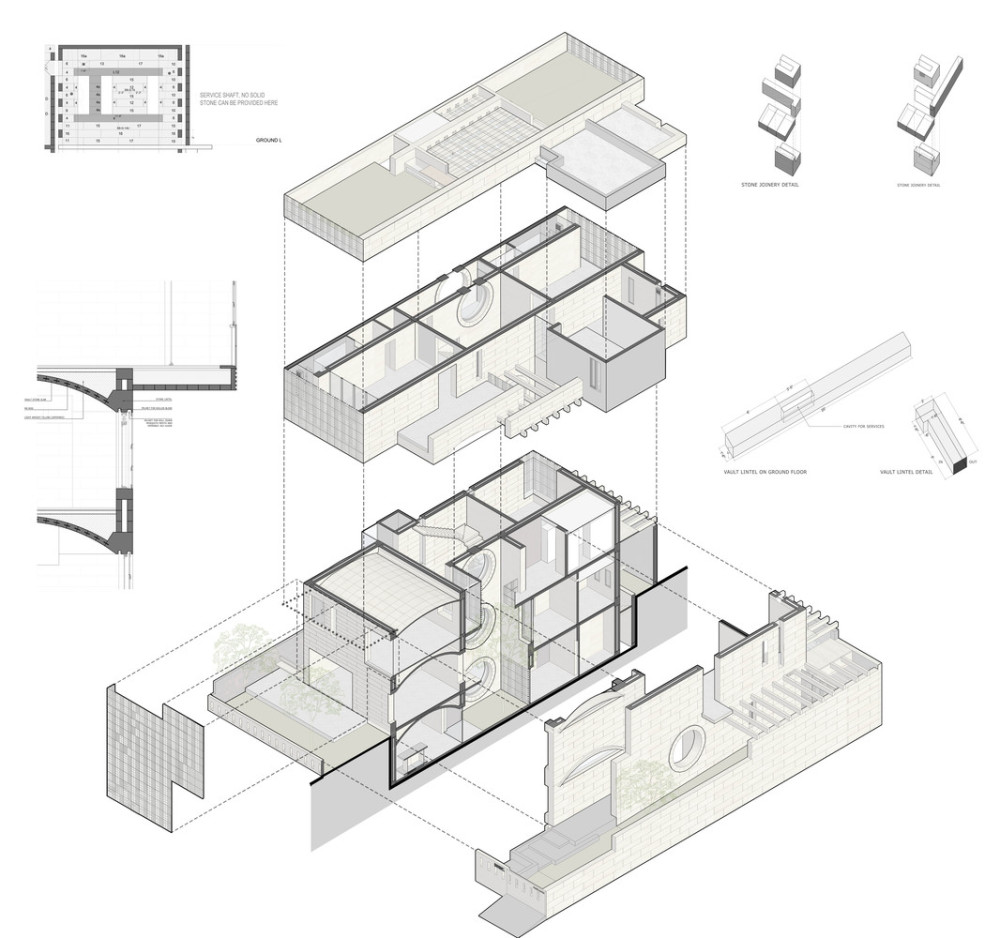 建筑分解分析图