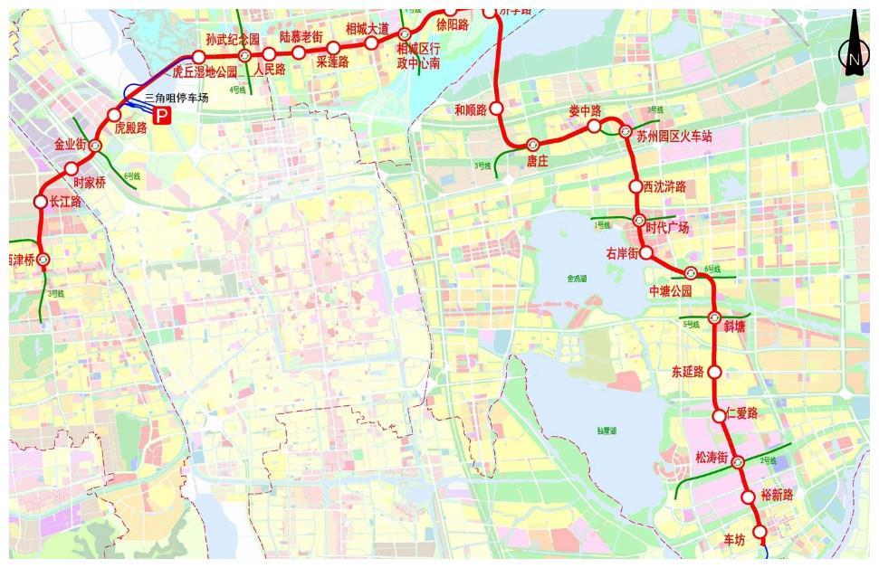 苏州一在建地铁,35.5千米设站28座,这些地区"有福了"