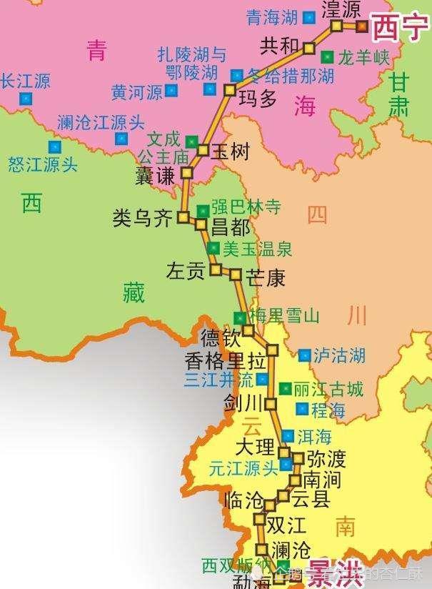 中国最美公路系列国道214穿越春夏秋冬去看您