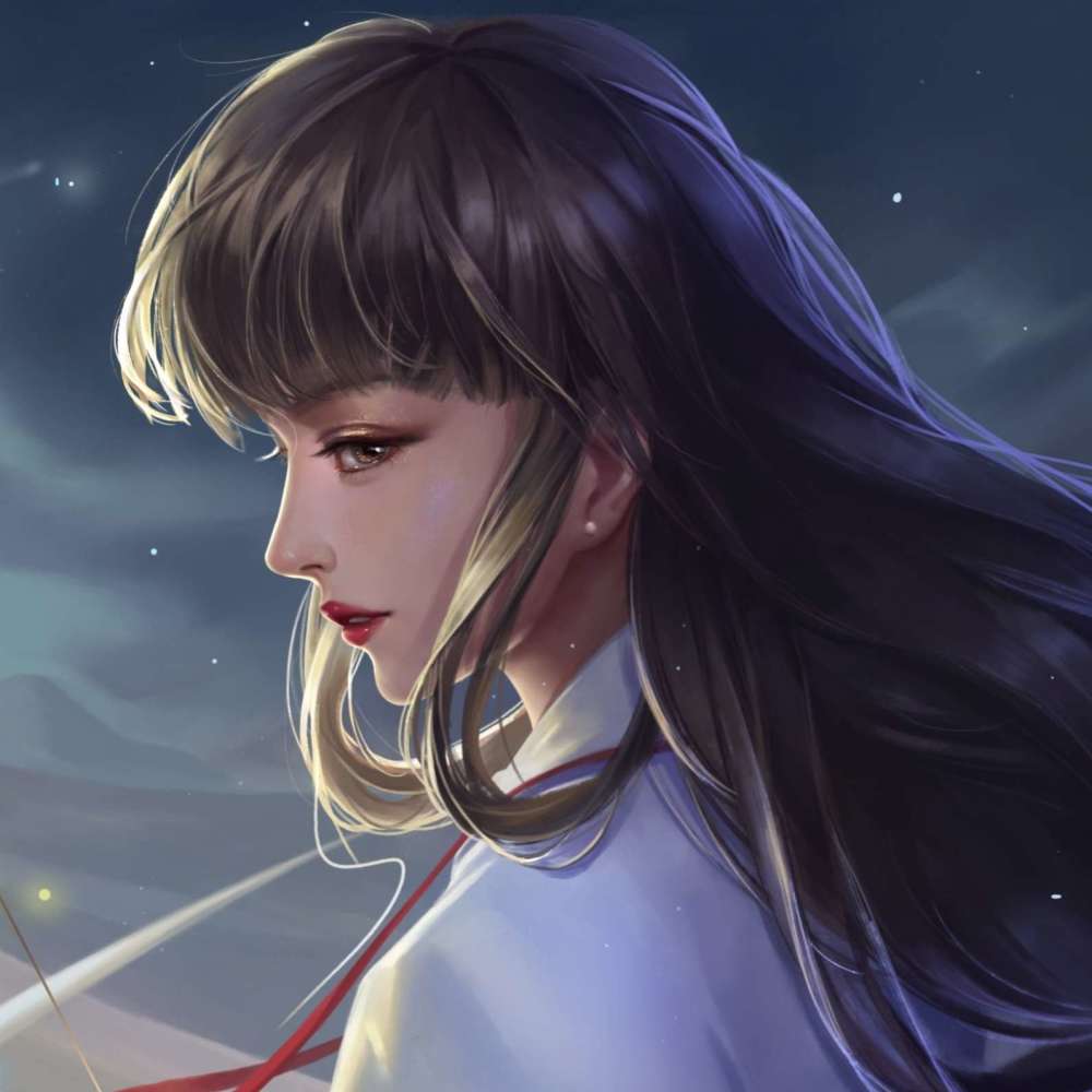 古风女生头像一笑而过不喜烟愁穷极一生钟情一人