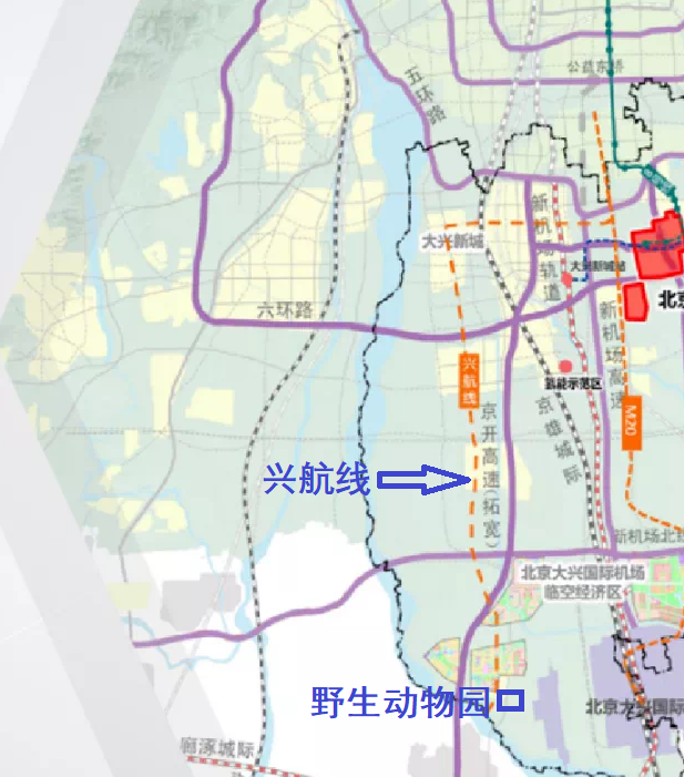 北京野生动物园规划地铁站这是哪条线