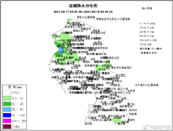 盐城气象天气实况