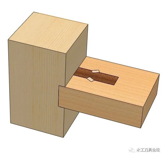 一个榫卯结构3d结构图,实用价值大家一起评论下看看
