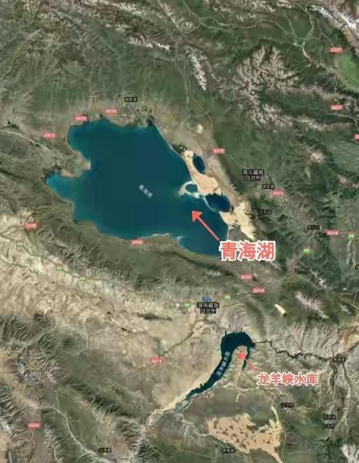 龙羊峡水库位于青海省海南藏族自治州共和县和贵南县境内.