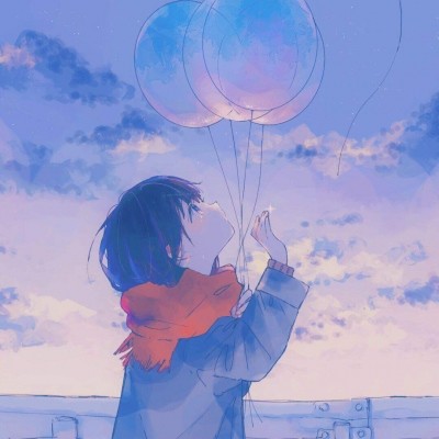 "蓝色系漫头也太好看了吧"