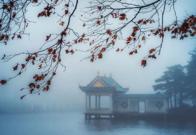 门向平湖静处开,雨馀山色入帘来