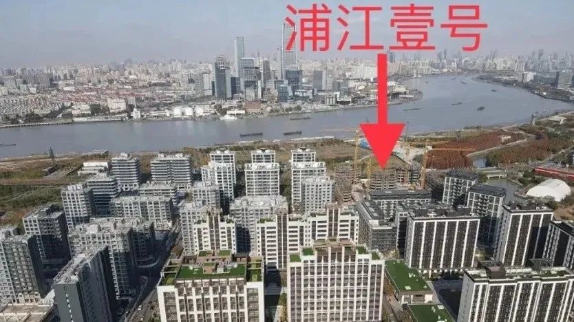 前滩九宫格"浦江壹号"一线黄埔江景,已经封顶!或年内入市!