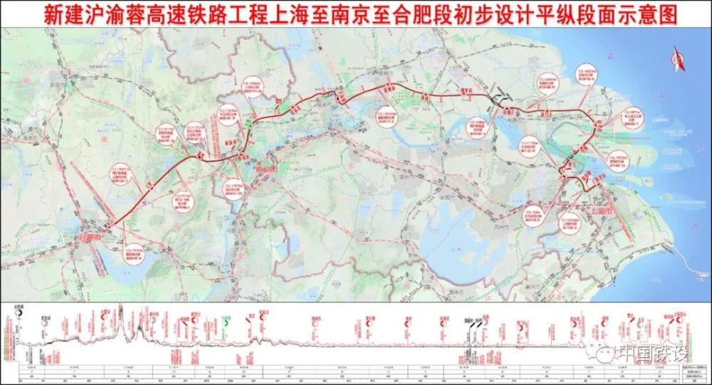 沪渝蓉高铁沪合段环评二次公示!宝山站至启东西站段工期为7年!