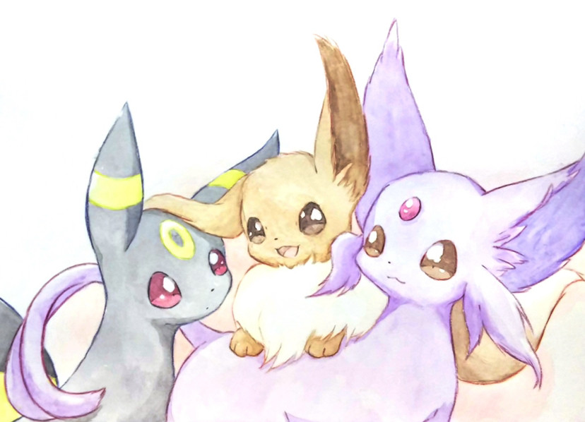 雷伊布(サンダース,jolteon)与水伊布,火伊布同属