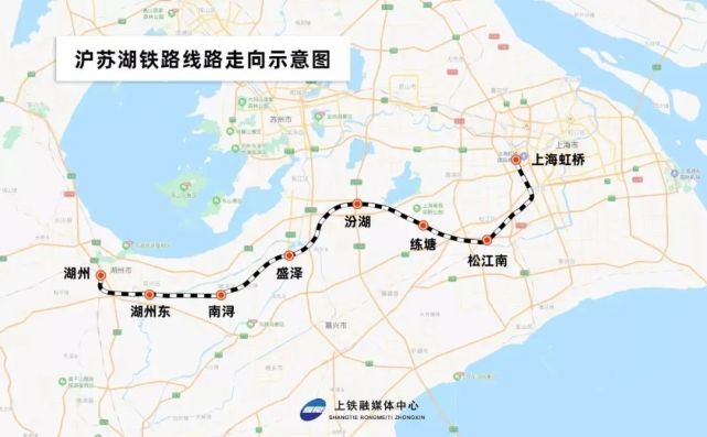 实拍预计2024年通车沪苏湖铁路练塘段建设中