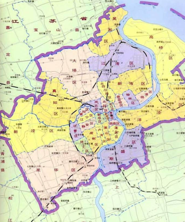 上海市的区划调整,4个直辖市之一,上海市为何有16个区