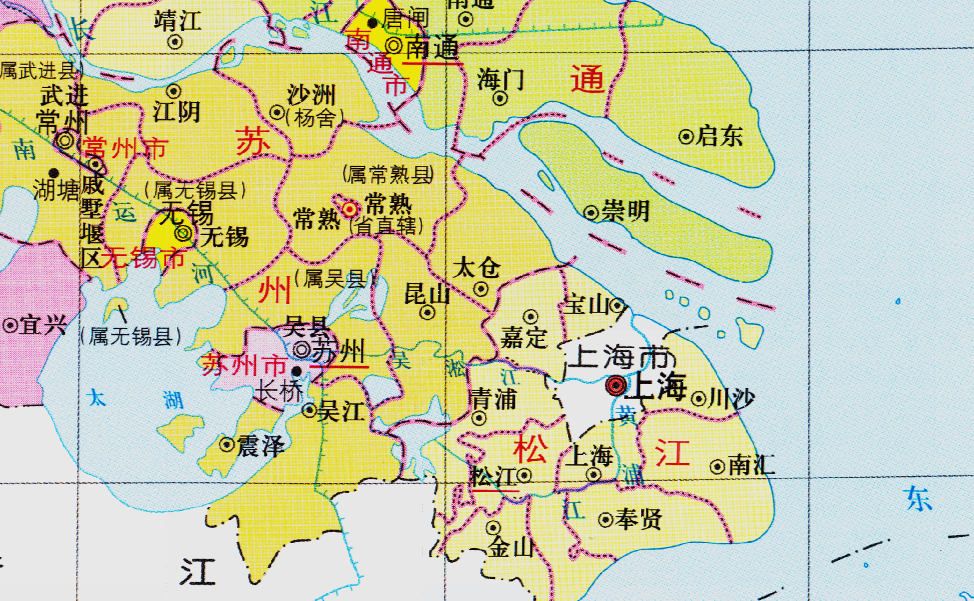 上海市的区划调整,4个直辖市之一,上海市为何有16个区