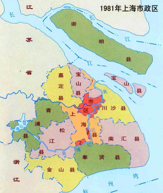 上海市的区划调整,4个直辖市之一,上海市为何有16个区