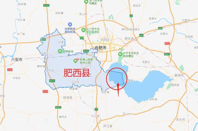 安徽合肥:肥西县,有哪些大河与大湖?