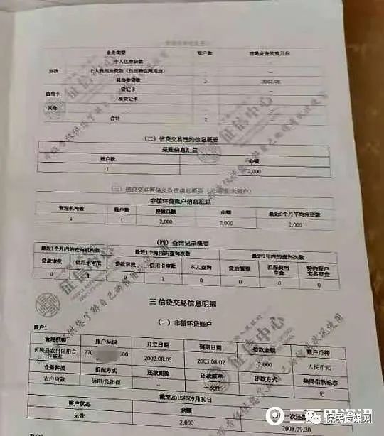 "被列入黑名单才发现19年前黄陵县信用联社给"我"办的贷款还没还"