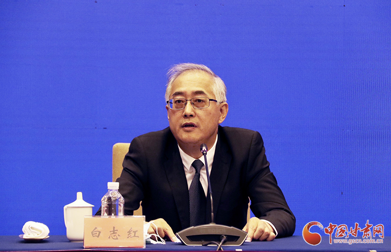 省生态环境厅党组成员,副厅长白志红 "甘肃是黄河流域生态保护和高