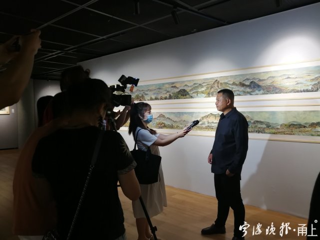 甬城山水美景尽收眼底!画家张值六分彩绘画作品展开展