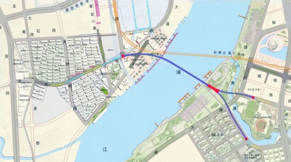 浦东前滩徐汇滨江只需10分钟龙水南路越江隧道工程有新进展