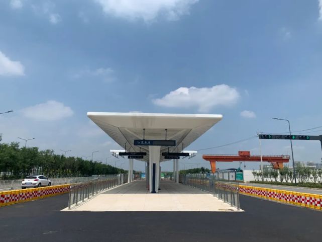 西咸智轨1号线首座车站完工,现场多图曝光!