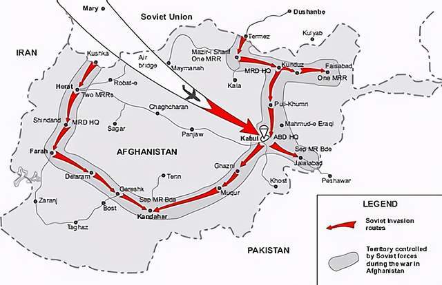 苏军入侵路线06结束语苏联本想着能很快从阿富汗抽身而去,但结果深陷