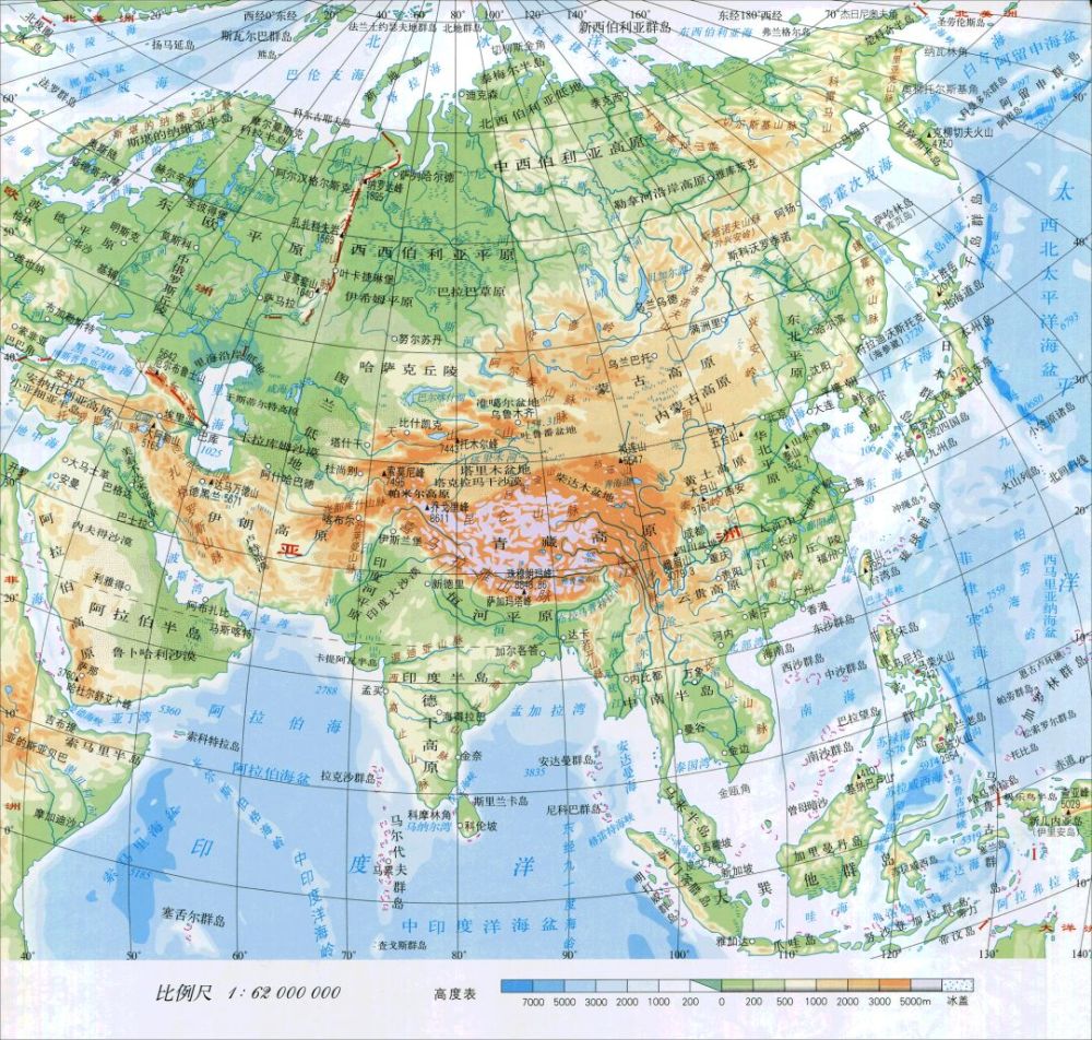 全套世界分国家地形图(高清版)