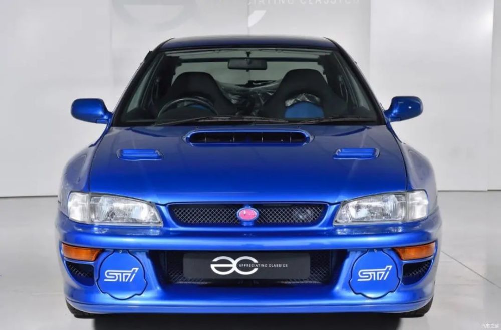 全球限量400辆情怀翼豹22b sti,存放22年售价高达260万
