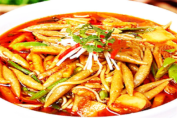 西北菜--大碗烩莜面鱼鱼