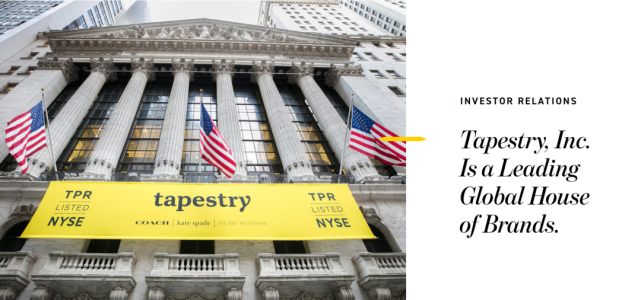 coach母公司tapestry最新季报:中国大陆销售额比疫情前增长约65%,上调