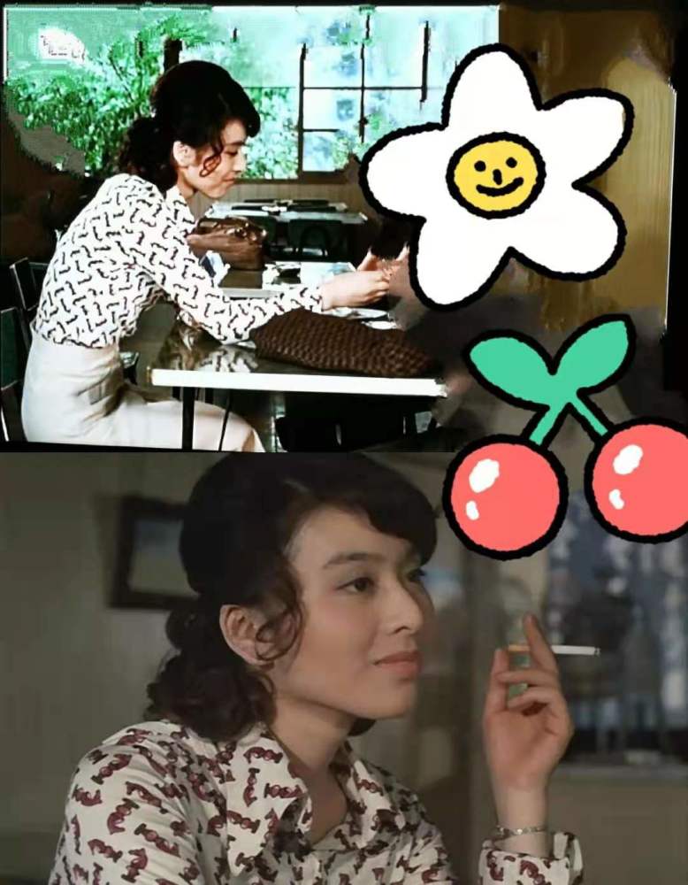 栗原小卷40年前的秋装可真绝呀,白衬衫高腰裤,美得永恒又迷人