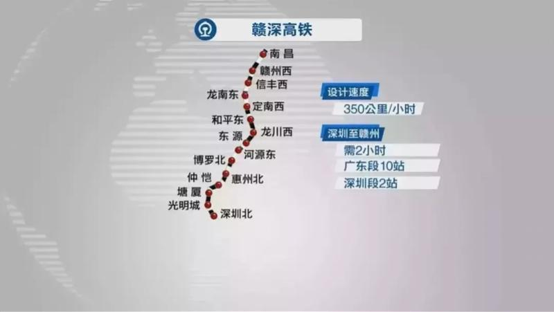 今天小编就给你介绍一条在广东省,即将修通的高铁线路:赣深高铁广州段