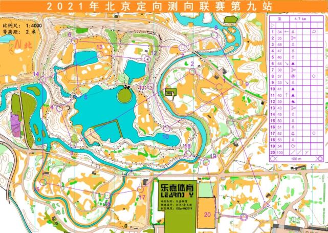 【路线选择分享】联赛奥森北园路线选择与分析