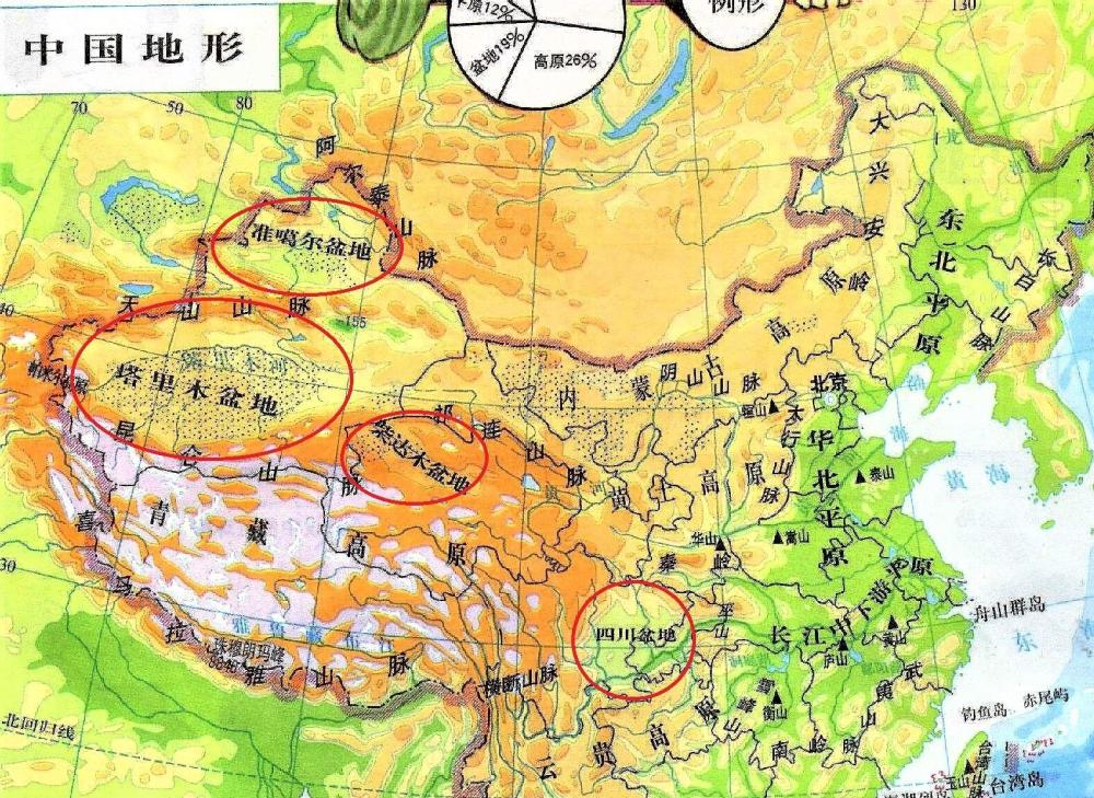 其中四川盆地最宜居