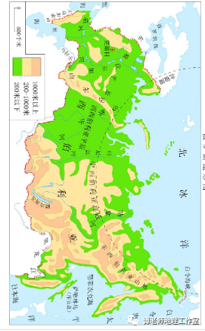 4,西西伯利亚平原沼泽广布的原因.