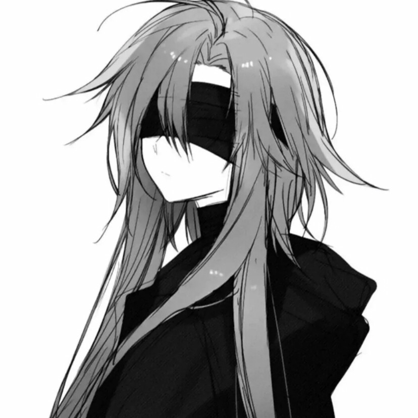很有高级感的黑白系动漫男头