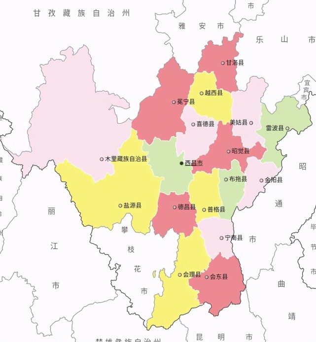 四川省的区划调整,3个自治州之一,凉山州为何有17个区县?