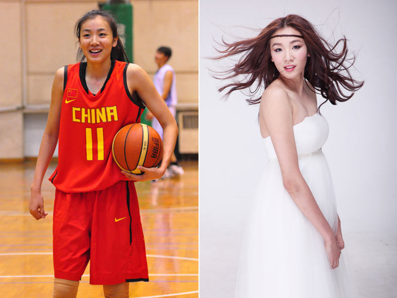 她被称作:中国女篮第一美女,赵爽的迷人风采_腾讯新闻