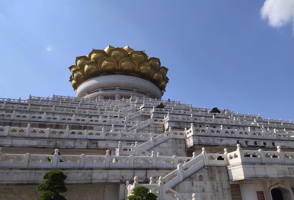 绍兴兜率天宫景区,中国最大规模寺庙,世界上最高室内坐佛