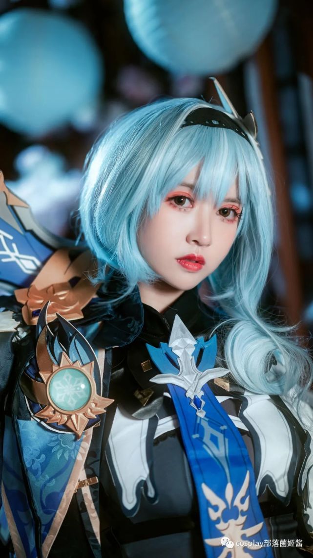 cos:原神浪花骑士优菈cos正片@鳗鱼霏儿