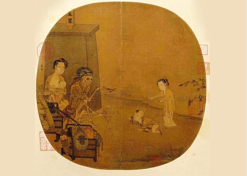 《 骷髅幻戏图》