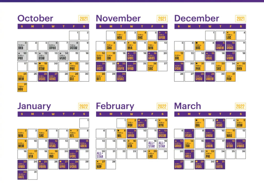 nba常规赛2021赛程，nba常规赛赛季赛程