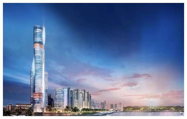 上海宝山正在建设新地标,是一座观光塔,以"定海神针"为主题
