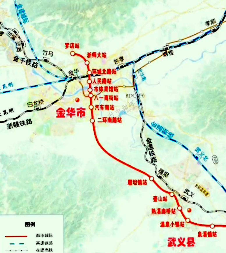 8月19日,《 金华–武义–永康–东阳城际铁路工程可行性研究报告及