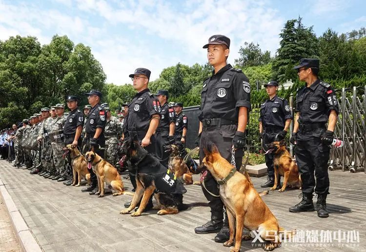 义乌市公安局警犬基地 获评公安部南京片区 警犬技术装备建设示范单位