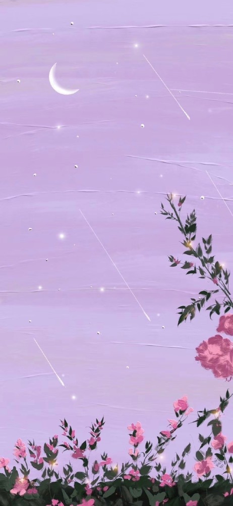 紫色梦幻花瓣壁纸,有点小惊艳